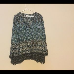 Elegant yet playful! JJill tunic